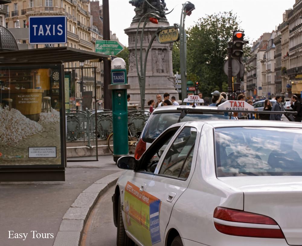 Official Taxi Rank in Paris